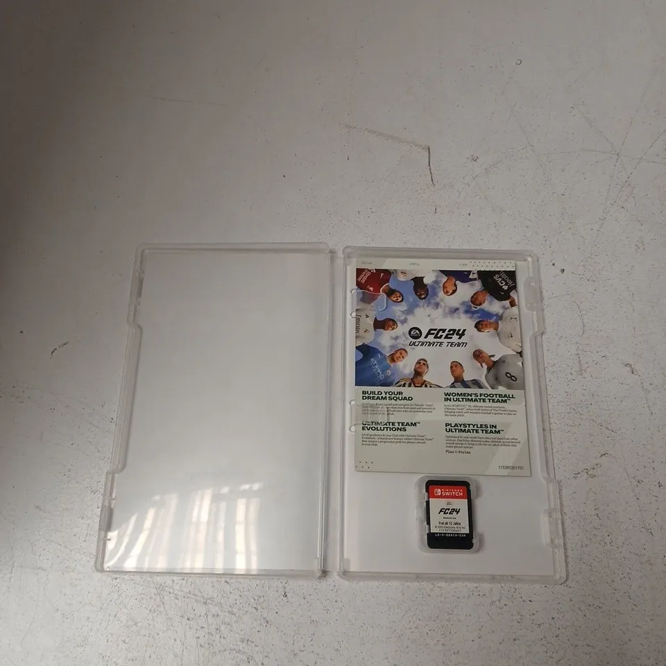 EA SPORTS FC 24 – NINTENDO SWITCH GAME CARTRIDGE IN CASE
