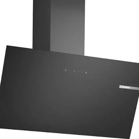 BOXED BOSCH SERIES 2 WALL-MOUNTED COOKER HOOD 60 CM CLEAR GLASS BLACK PRINTED, BLACK
