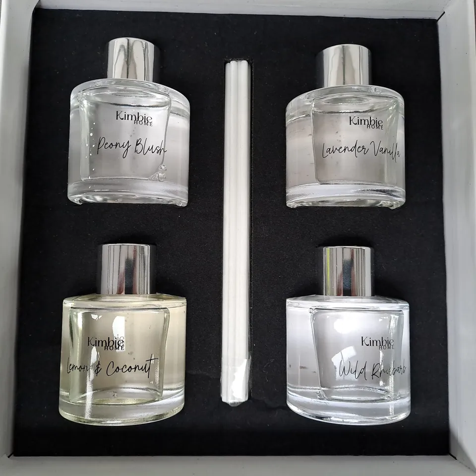 BOXED KIMBIE HOME SPRING DISCOVERY SET OF 4 50ML DIFFUSERS