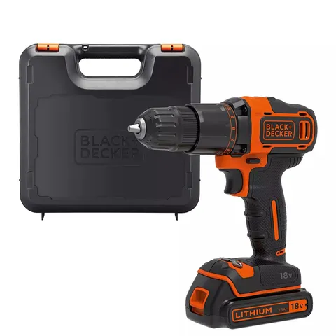 BLACK & DECKER 18V COMBI HAMMER DRILL  BCD700S1K-GB