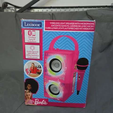 BOXED BARBIE TRENDY PORTABLE BLUETOOTH SPEAKER WITH MICROPHONE 