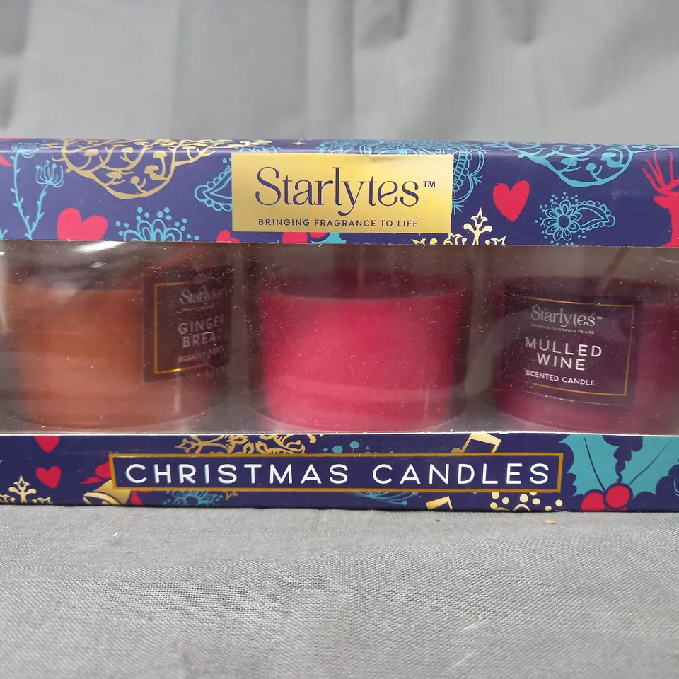 STARLYTES CHRISTMAS CANDLES GIFT SET