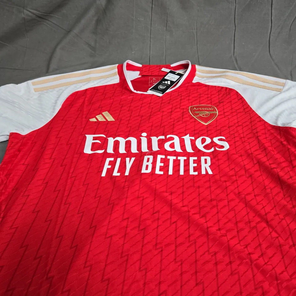 ARSENAL FC HOME JERSEY SIZE XL