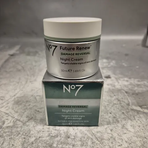 NO7 FUTURE RENEW DAMAGE REVERSAL NIGHT CREAM - 50ML