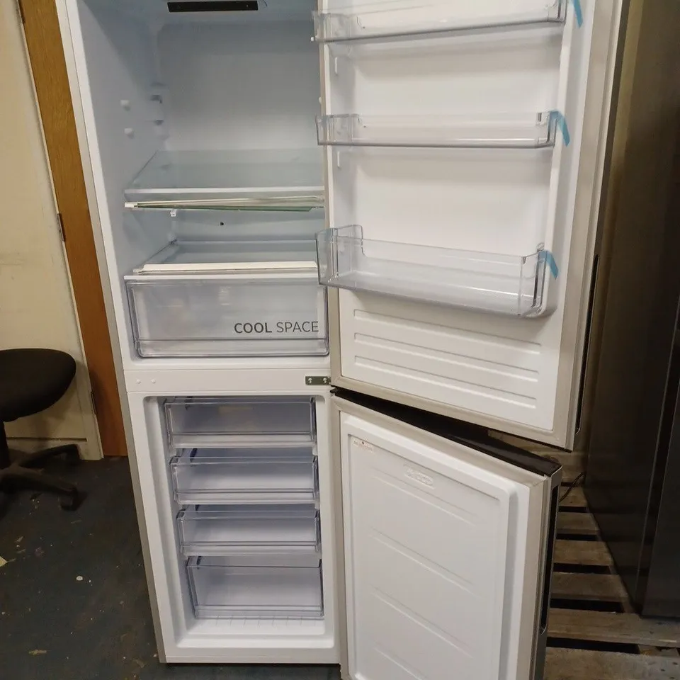 HOOVER HOCT3L517FSK 50/50 FRIDGE FREEZER - MATTE SILVER