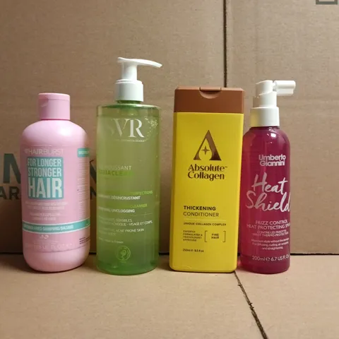 APPROXIMATELY 20 ASSORTED COSMETIC ITEMS TO INCLUDE ABSOLUTE COLLAGEN, UMBERTO GIANNINI, ETC - COLLECTION ONLY