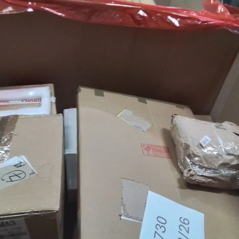 PALLET OF ASSORTED HOUSEHOLD GOODS AND PRODUCTS TO INCLUDE;HEATED AIRER,BABY ACTIVITY WALKER,STAND MIXER