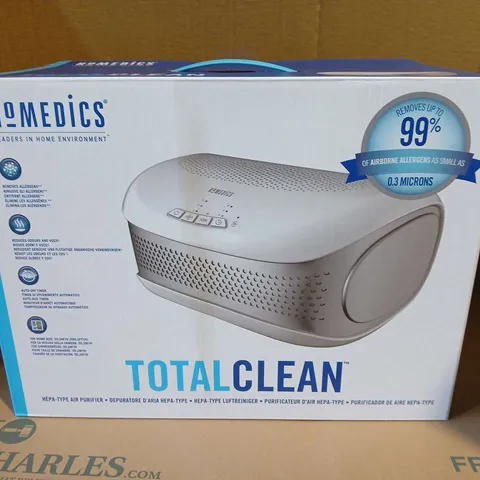 BOXED HOMEDICS TOTAL CLEAN HEPA-TYPE AIR PURIFIER