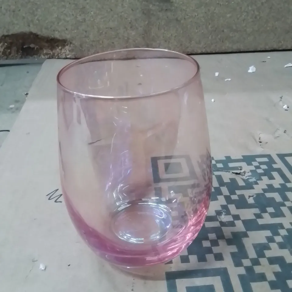 BOXED FROSTED DECO SET OF 4 HI BALL GLASSES