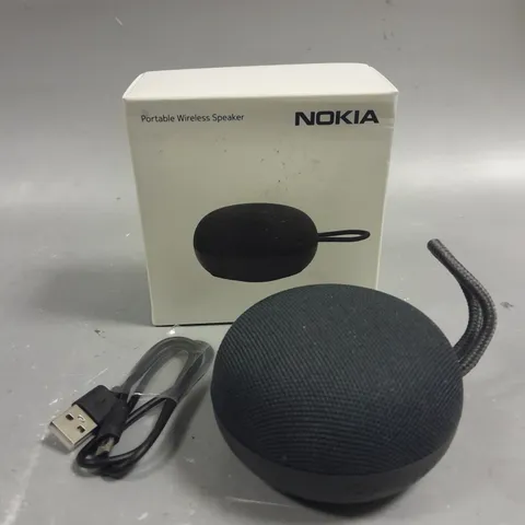 BOXED NOKIA PORTABLE WIRELESS SPEAKER IN BLACK