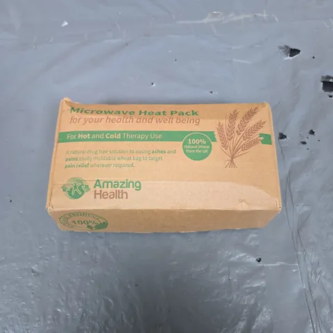 AMAZING HEALTH MICROWAVE HEAT PACK β 100% NATURAL UK WHEAT (BOXED)
