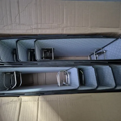BOX OF 10 LEVER ARCH FILES BLACK