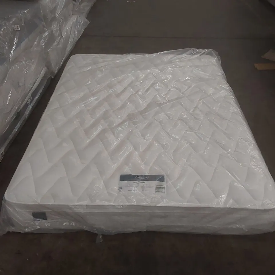 QUALITY BAGGED SILENTNIGHT MIRACOIL PILLOWTOP 5' KINGSIZE MATTRESS