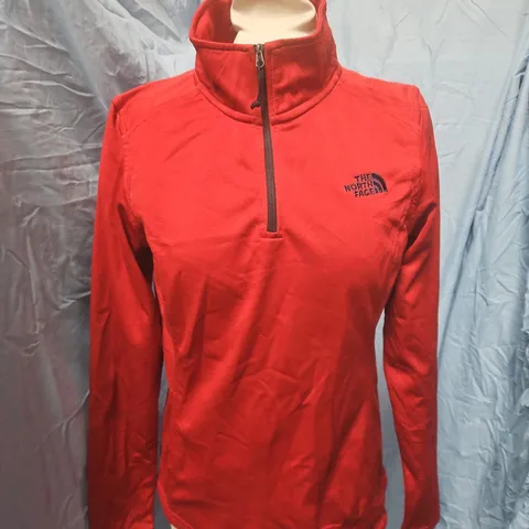 THE NORTH FACE WOMEN'S RED HALF-ZIP JACKET – SIZE S