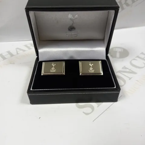 TOTTENHAM HOTSPUR MENS SILVER EFFECT CUFFLINKS