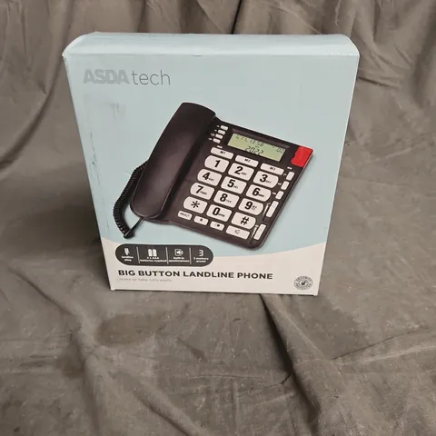 BOX OF APPROX 15 ASDA TECH BIG BUTTON LANDLINE PHONES