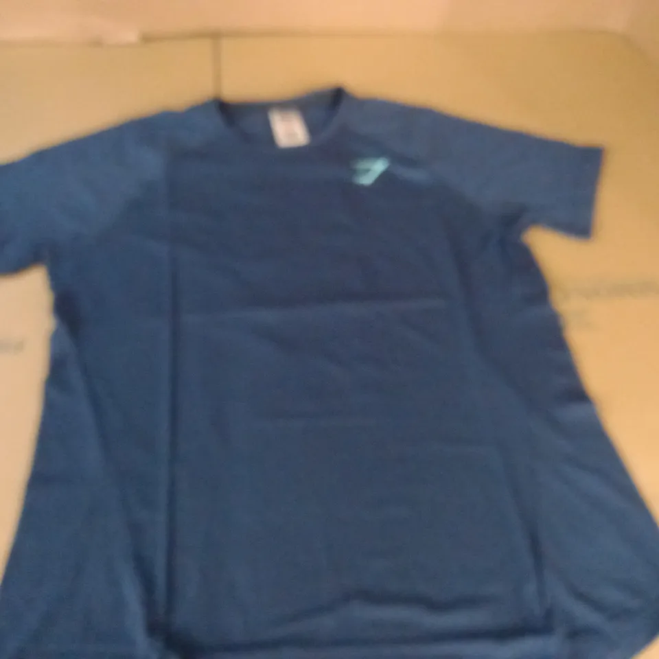 GYMSHARK BLUE T-SHIRT - M