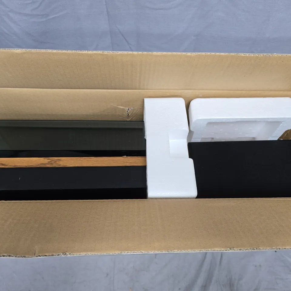 BOXED LENCO LS-300WD TURNTABLE WITH BLUETOOTH & WOODEN SPEAKERS