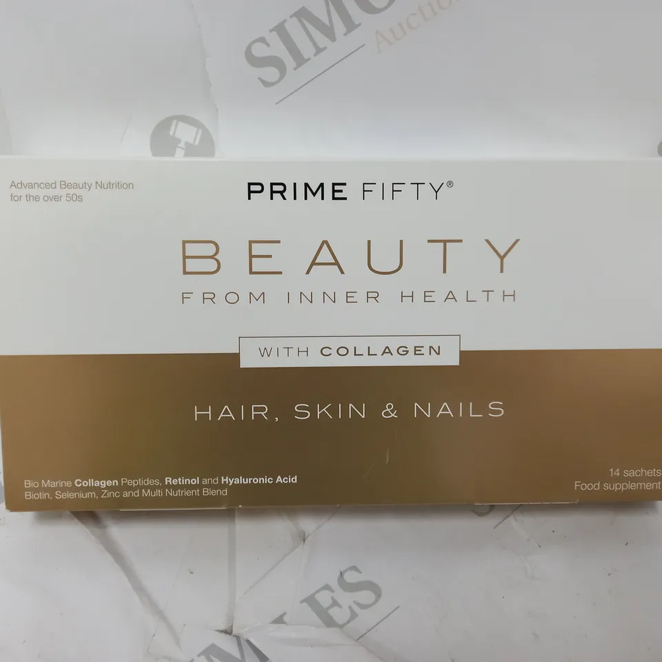 PRIME FIFTY HIGH STRENGTH COLLAGEN SHOTS FOR SKIN, HAIR & NAILS