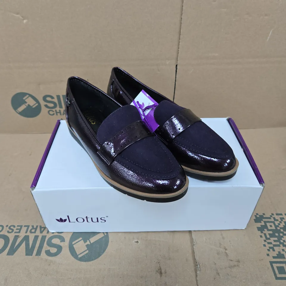 LOTUS CAMBRIDGE ULS423 PURPLE WOMEN'S SHOES – UK 3