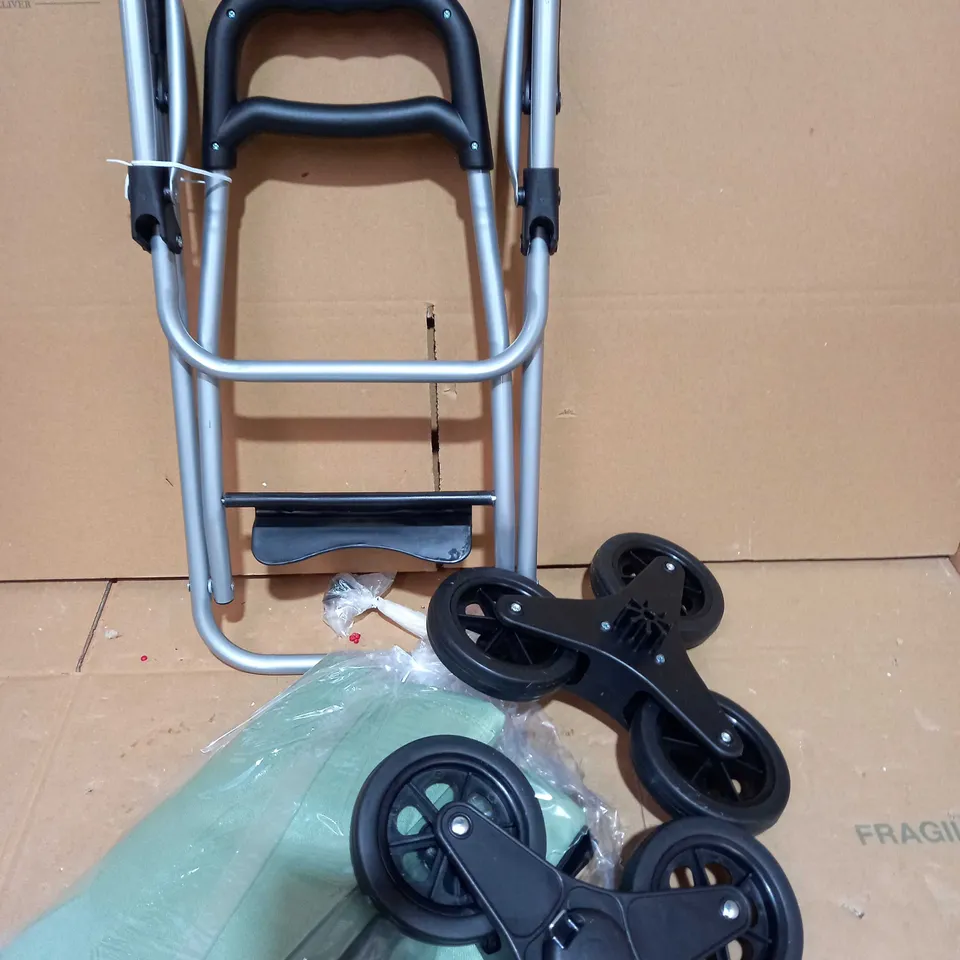 LOCK 'N LOCK INSULATED SHOPPING TROLLEY CART WITH STAIR CLIMB WHEELS