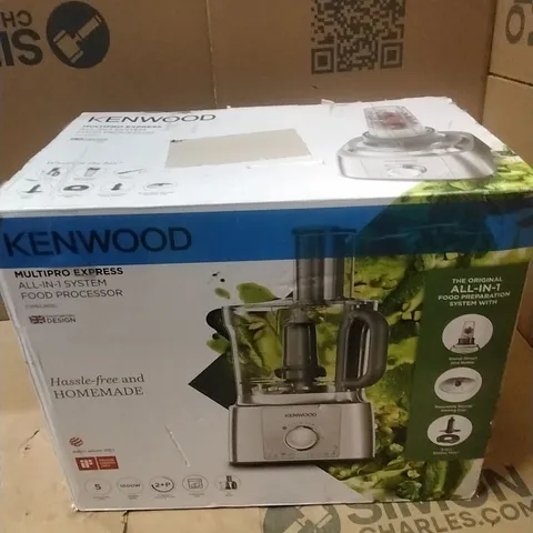 KENWOOD MULTIPRO EXPRESS FOOD PROCESSOR, SILVER