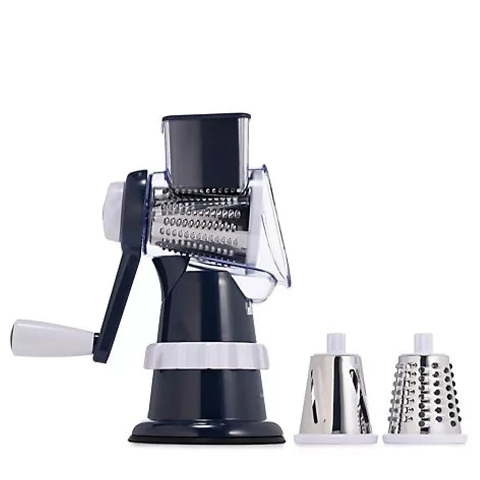 COOK'S ESSENTIALS SPEED GRATER & SLICER WITH SUCTION BASE