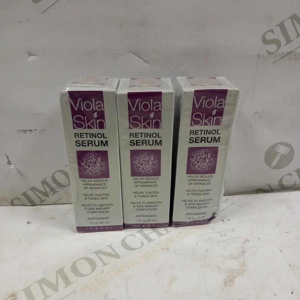 viola skin retinol serum - (3 x 30ml)