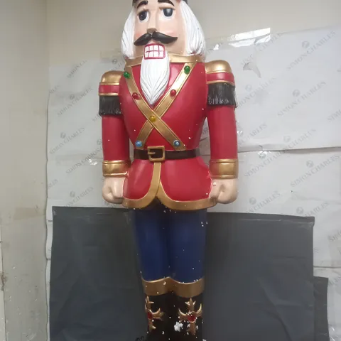 FESTIVE 5FT PRE-LIT INDOOR OUTDOOR NUTCRACKER - COLLECTION ONLY 