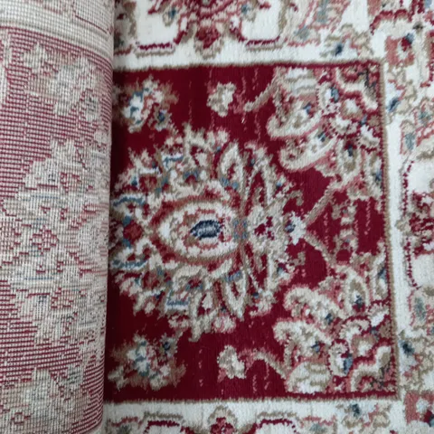 TAPISO LET'S COLORADO COLLECTION ZEKE RED RUG CLASSIC DESIGN 60 X 100CM