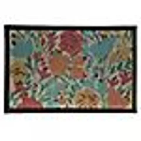 BERNINI NEXT GEN AQUA TERRA PRINTED DOORMAT STANDARD IN BLACK