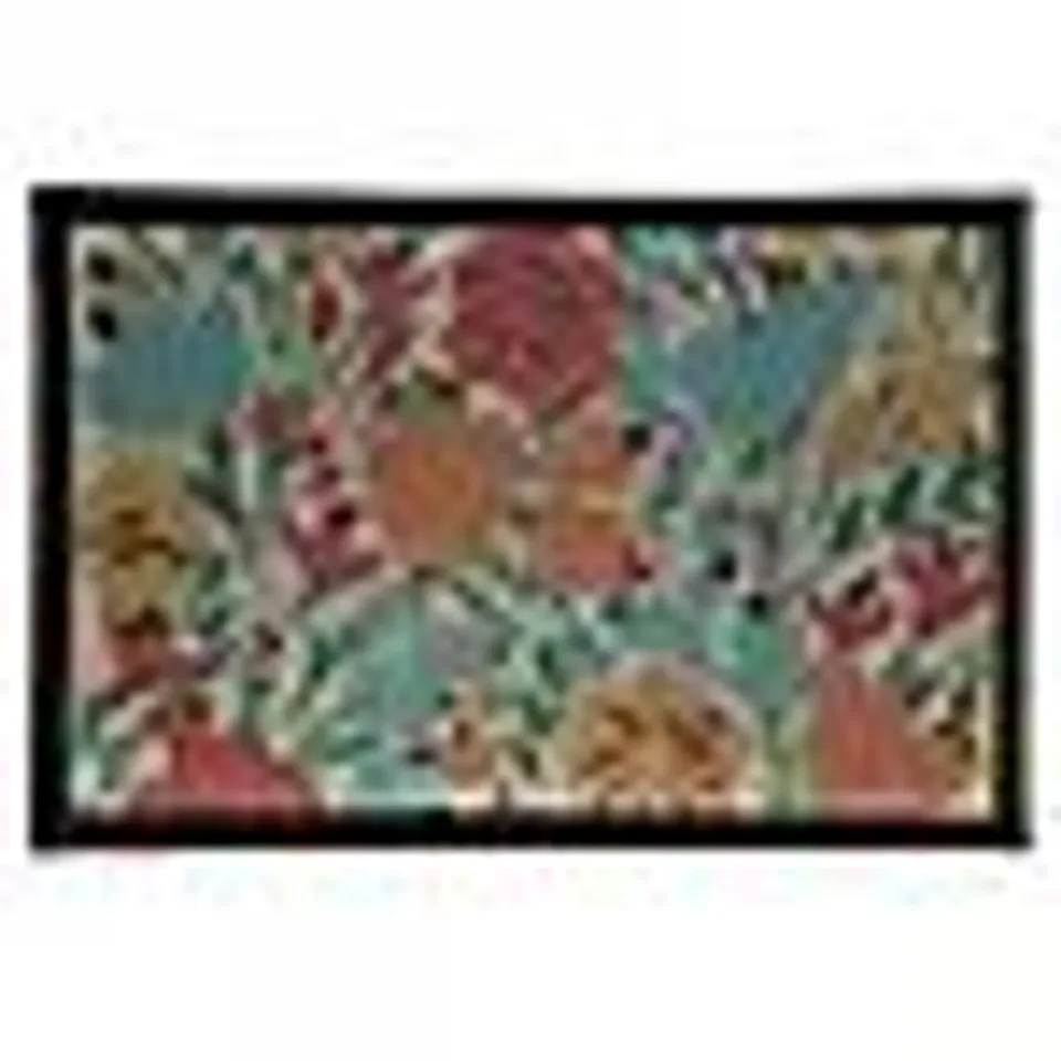 BERNINI NEXT GEN AQUA TERRA PRINTED DOORMAT STANDARD IN BLACK