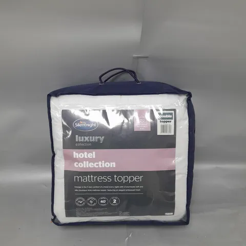 SILENT NIGHT HOTEL COLLECTION MATTRESS TOPPER - DOUBLE