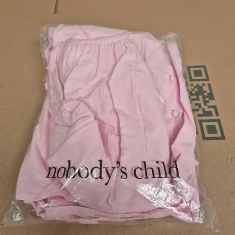 NOBODY'S CHILD PINK SLEEVELESS MIDI DRESS, UK 12