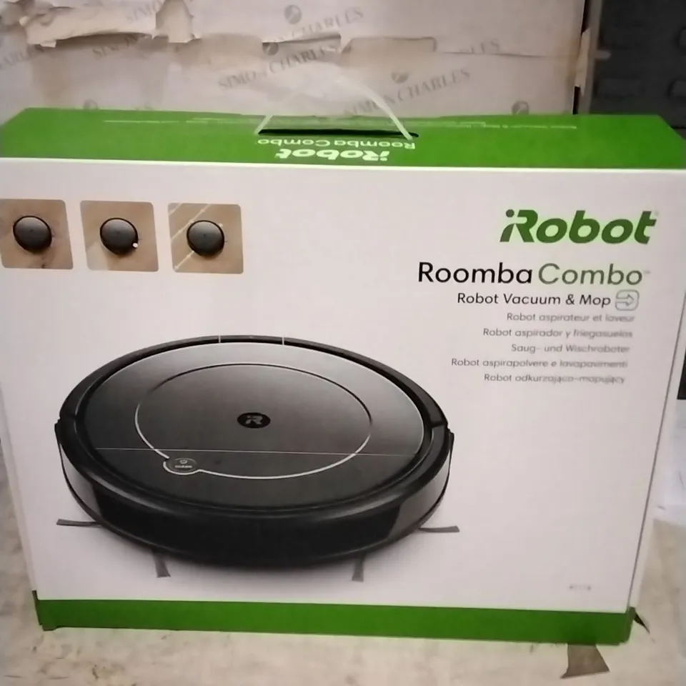 BRAND NEW BOXED ROOMBA COMBO ROBOT VACUUM AND MOP