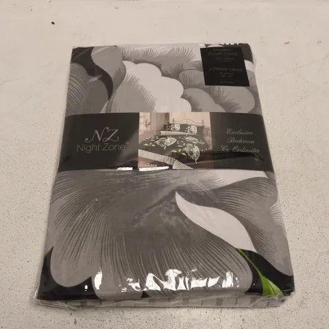 NZ NIGHT ZONE DOUBLE DUVET COVER SET WITH 2 PILLOWCASES