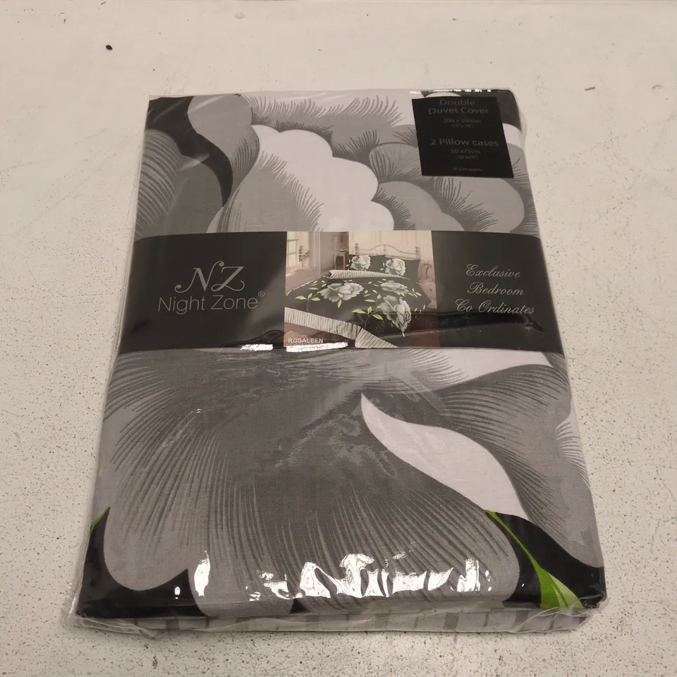 NZ NIGHT ZONE DOUBLE DUVET COVER SET WITH 2 PILLOWCASES