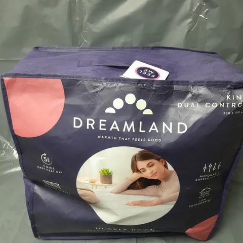 DREAMLAND HUNKER DOWN DUAL CONTROL MATTRESS WARMER - KING