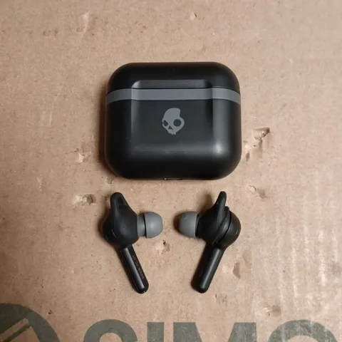 SKULLCANDY INDY EVO TRUE WIRELESS EARBUDS WITH CASE – BLACK - BOXED