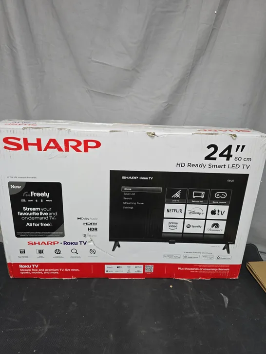 Lot 587: SHARP ROKU TV 24\