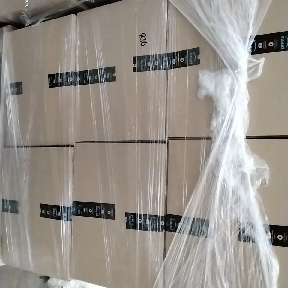 PALLET CONTAINING 6 BOXES OF ASSORTED HOUSEHOLD ITEMS TO INCLUDE BOXED GOLD METAL BUSINESS CARD DISPLAYS 