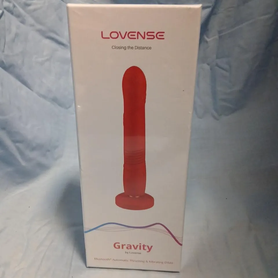 LOVENSE GRAVITY – BLUETOOTH AUTOMATIC THRUSTING & VIBRATING DILDO (BOXED)