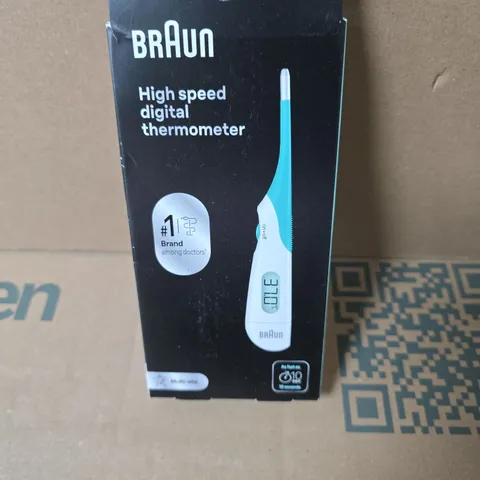 BRAUN HIGH SPEED DIGITAL THERMOMETER