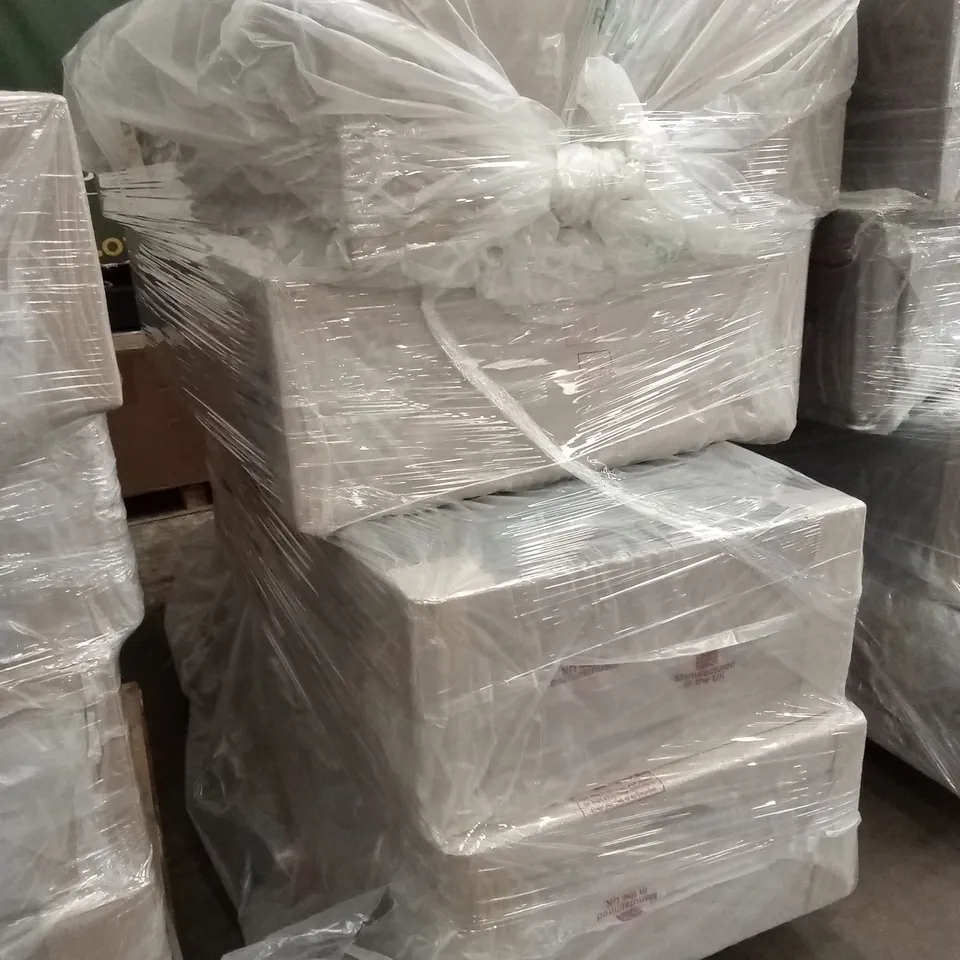 PALLET OF ASSORTED DESIGNER DIVAN BASES 