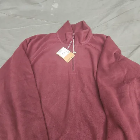 ANIMAL STOCKHOLM WOMEN'S HALF ZIP FLEECE – BERRY, UK 12 