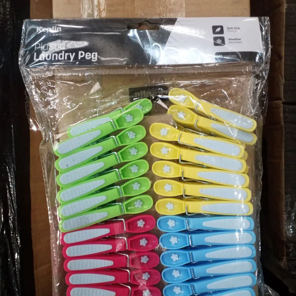 PACK OF 48 KEPLIN PLASTIC LAUNDRY PEG
