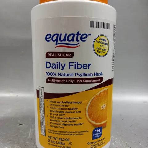 SEALED EQUATE MULTI HEALTH DAILY FIBRE SUPPLEMENT - ORANGE SMOOTH - 1.36KG