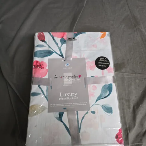MOON STAR LONDON AUTOBIOGRAPHY LUXURY BED LINEN – SINGLE COMPLETE SET