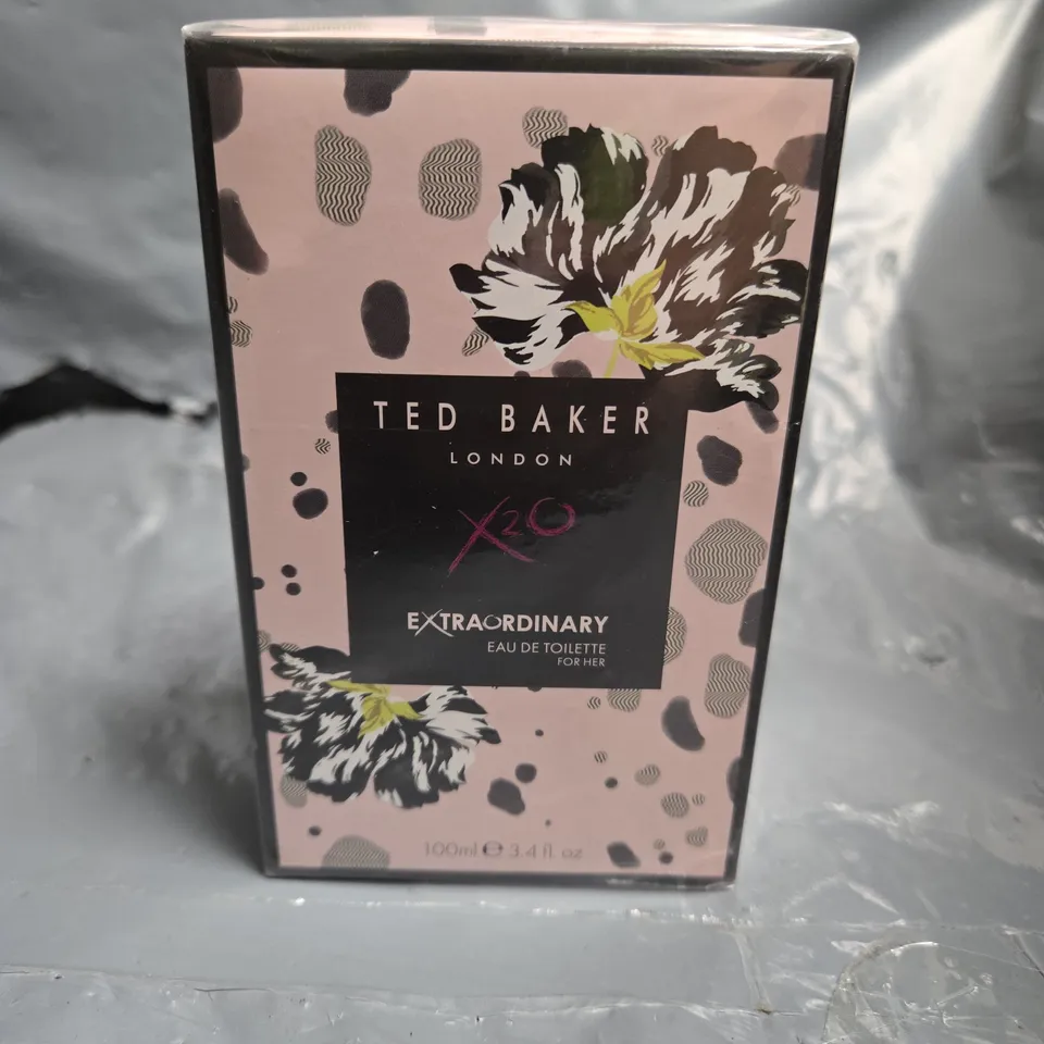 BOXED AND SEALED TED BAKER LONDON X2O EXTRAORDINARY EAU DE TOILETTE FOR HER 100ML