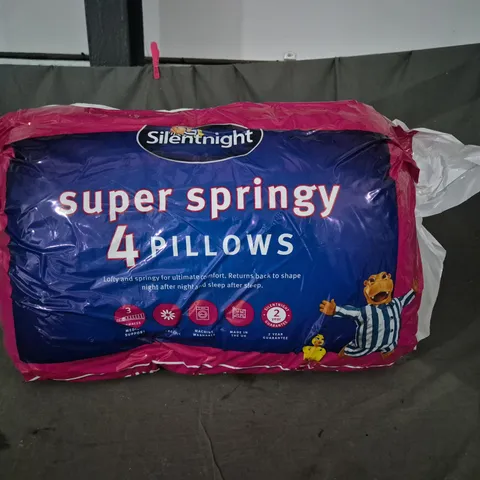 SILENTNIGHT SUPER SPRINGY PILLOWS - X4